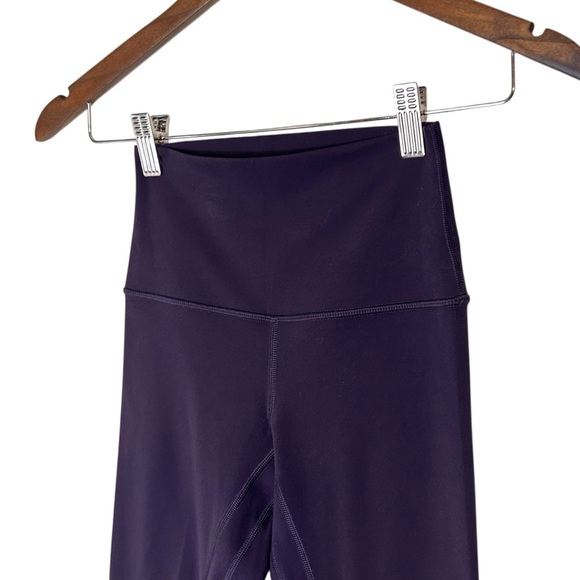 Lululemon Align Crop *19" Black Grape High Waisted Cropped Leggings- Size 2 - Picture 4 of 13